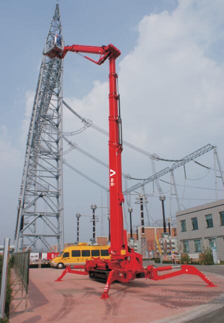 國(guó)產(chǎn)51米曲臂式履帶蜘蛛車(chē)